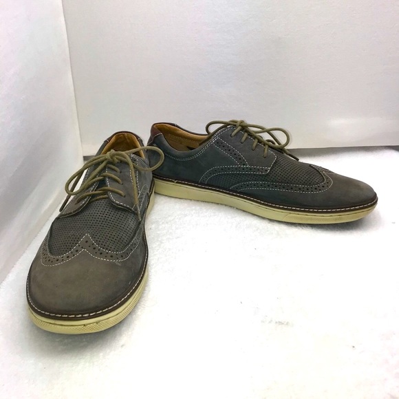 Johnston & Murphy Gray Oxfords